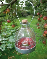 Wespenpot in zinken houder